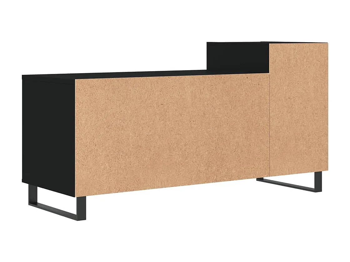 Meuble TV Noir 100x35x55 cm Bois d'ingénierie