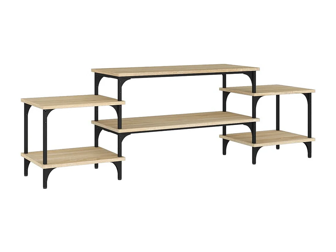 Meuble TV Chêne sonoma 157x35x52 cm bois d'ingénierie