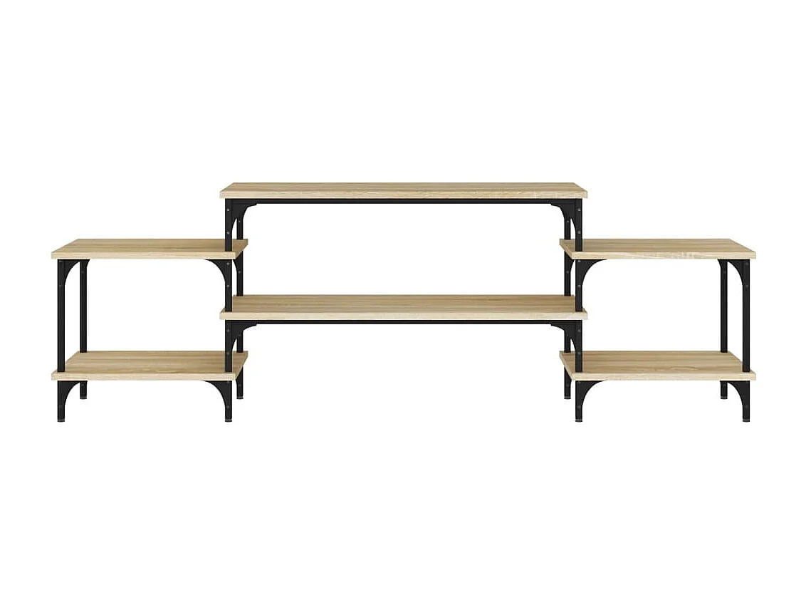 Meuble TV Chêne sonoma 157x35x52 cm bois d'ingénierie