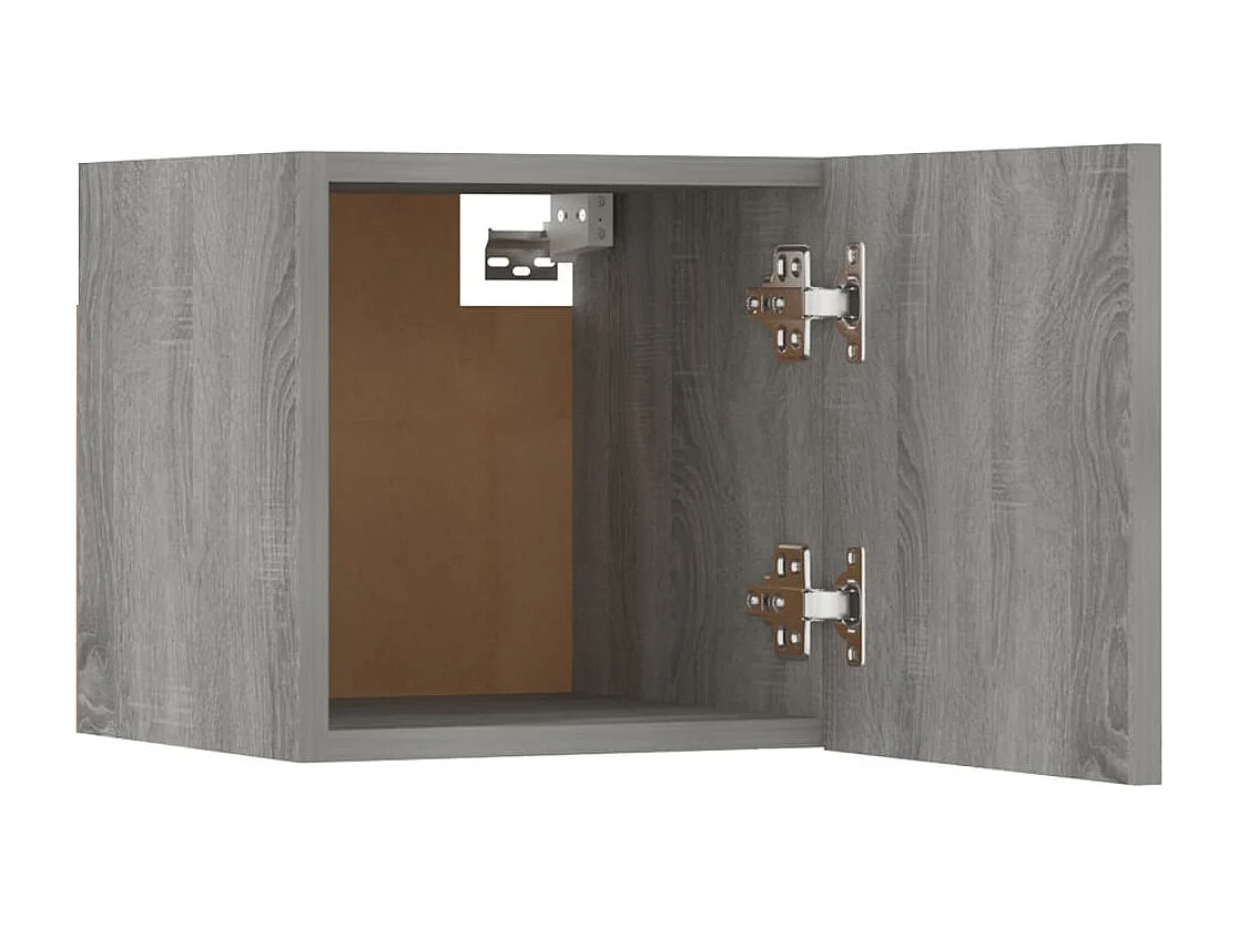 Meuble TV mural Sonoma gris 30,5x30x30 cm