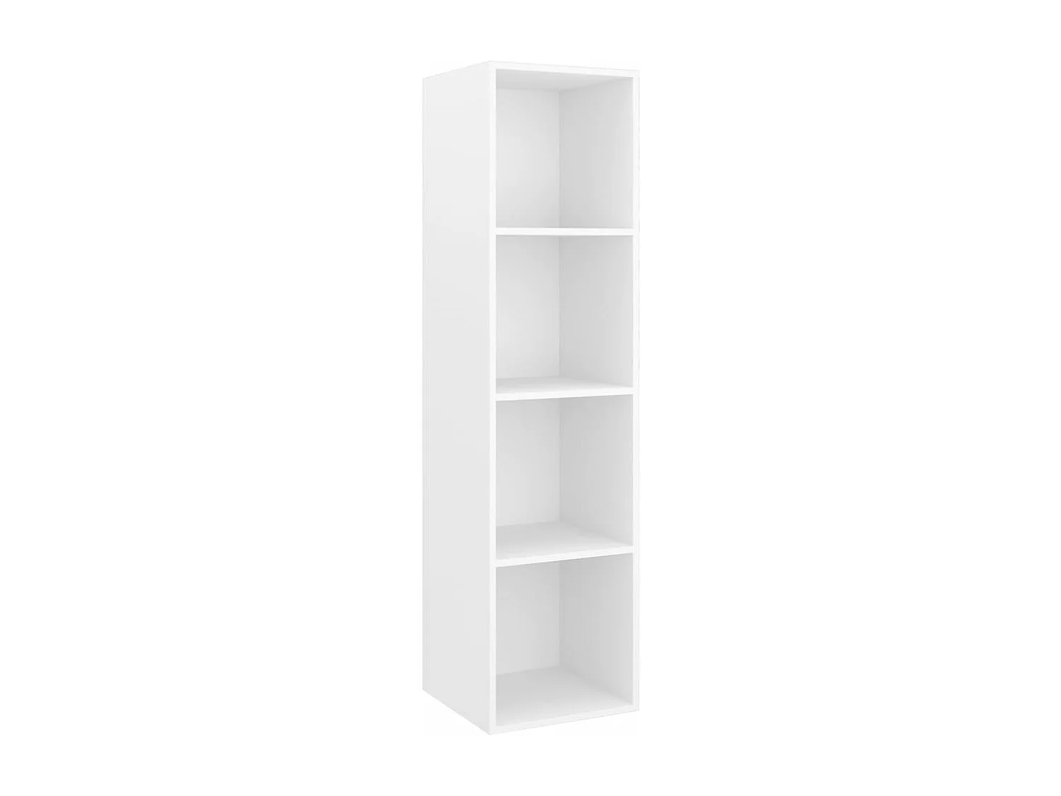 Juego de muebles de salón 5 piezas madera ingeniería blanco