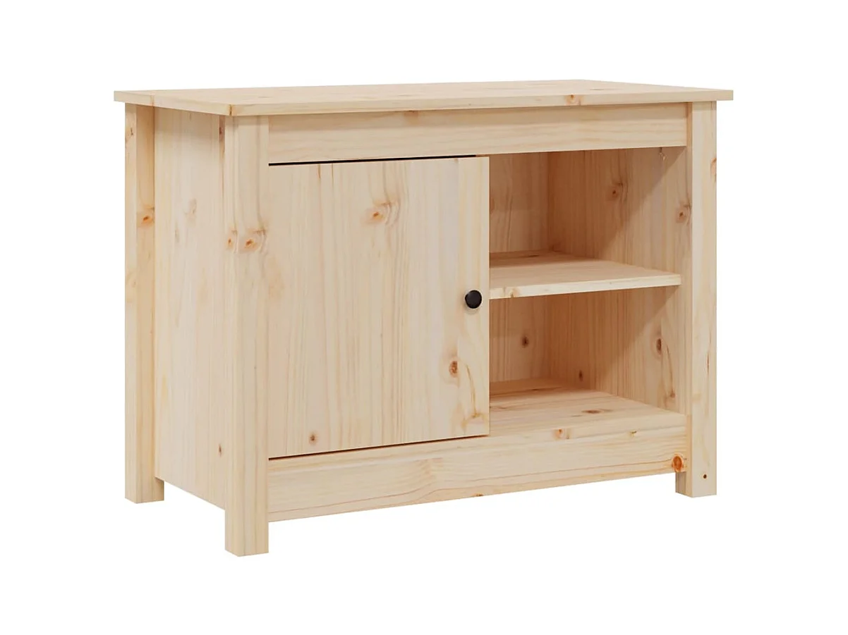 Meuble TV 70x36,5x52 cm Bois de pin massif
