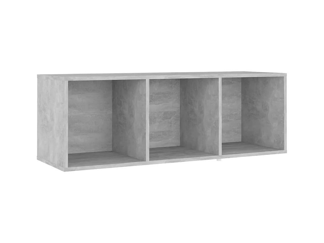 Meuble TV Gris béton 107x35x37 cm Aggloméré