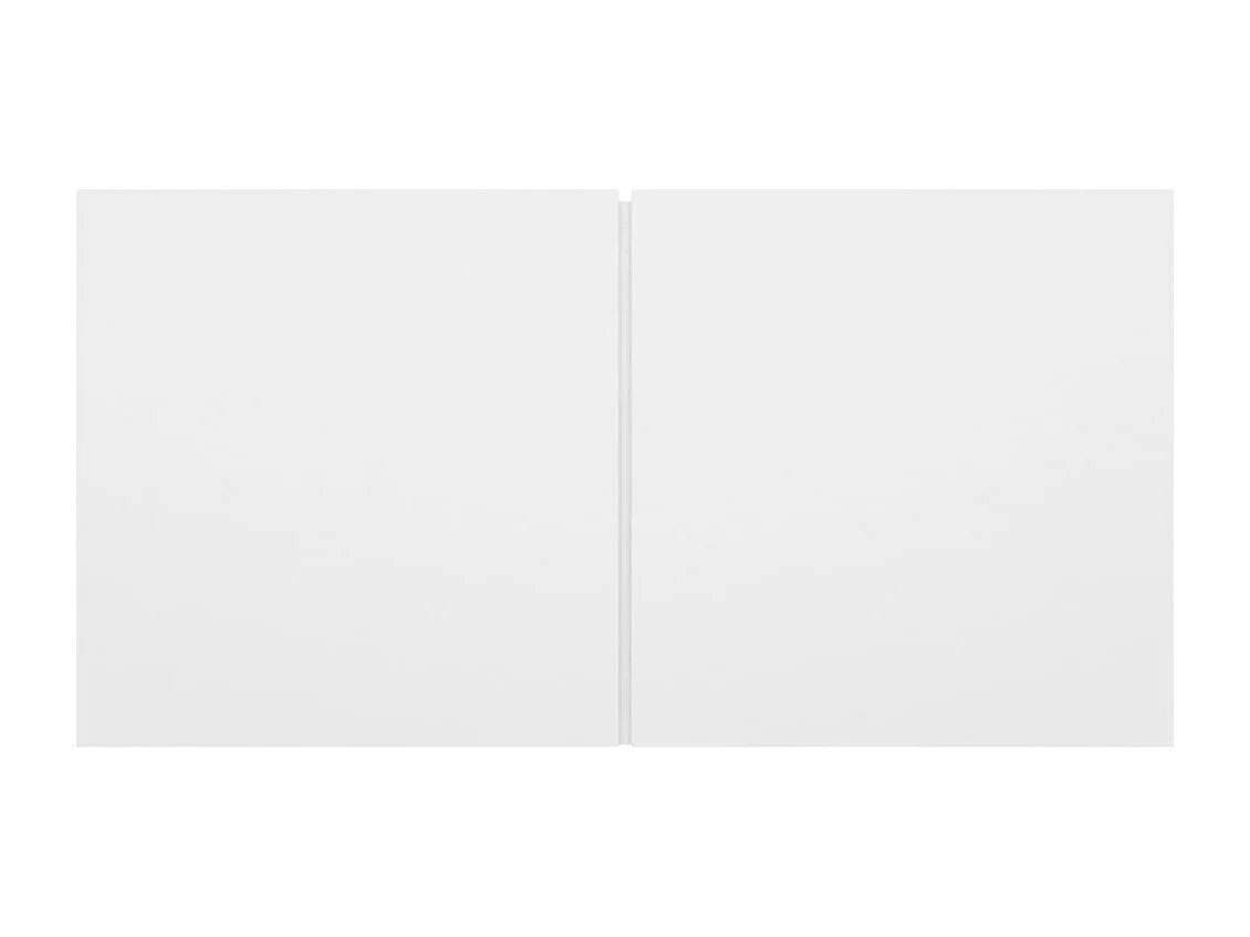 Ensemble de meubles TV 4 pièces Blanc Bois d'ingénierie