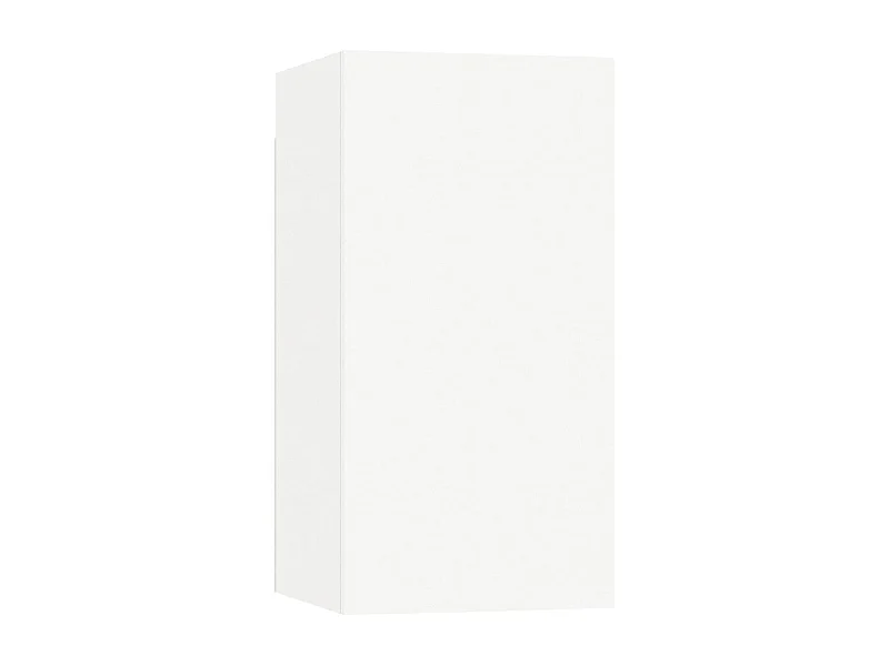 Meuble TV Blanc 30,5x30x60 cm Aggloméré