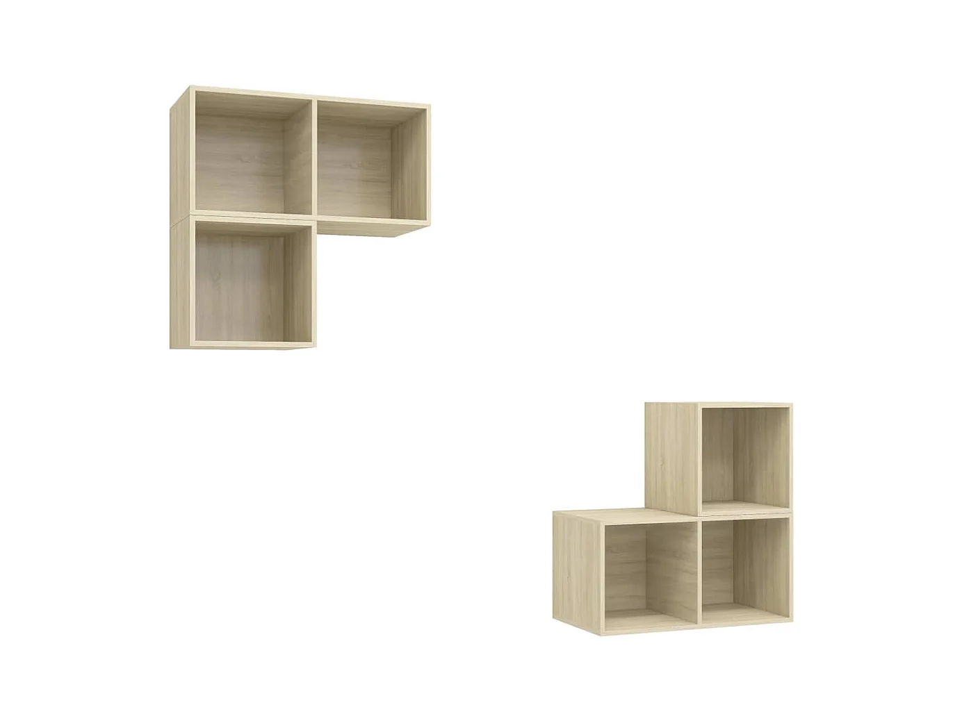 Ensemble de meuble TV 4 pièces Chêne sonoma Aggloméré