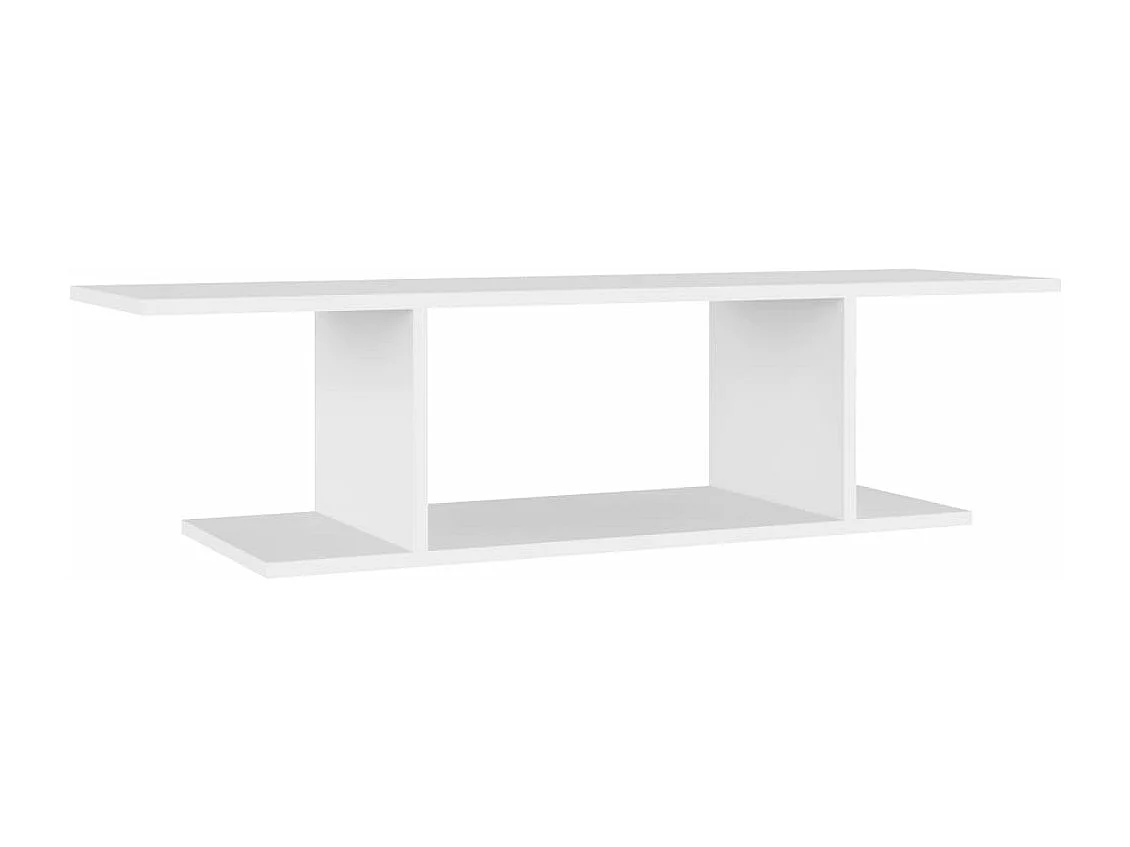 Meuble TV mural Blanc 103x30x26,5 cm
