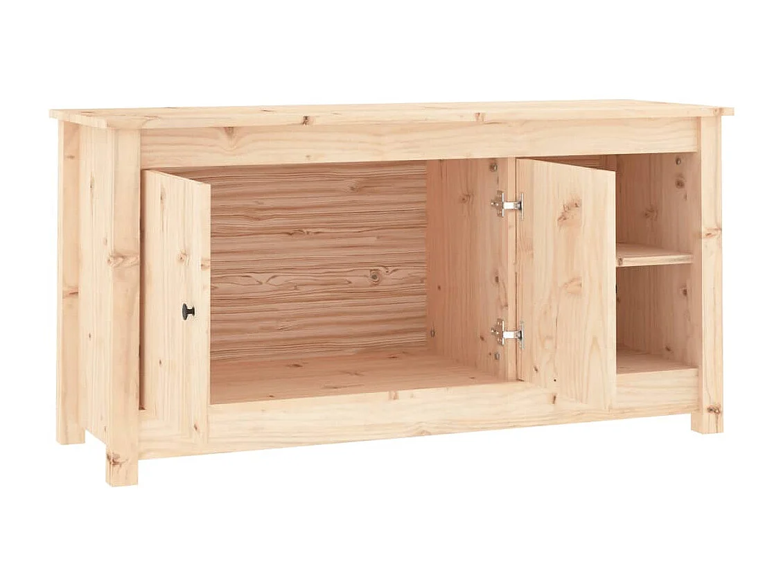 Tv-meubel 103x36,5x52 cm massief grenenhout