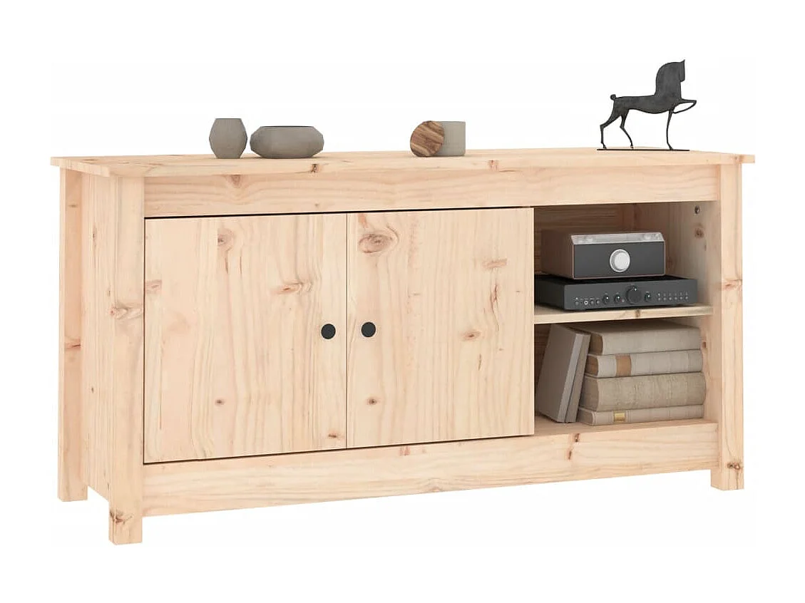 Tv-meubel 103x36,5x52 cm massief grenenhout