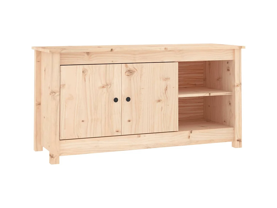 Meuble TV 103x36,5x52 cm Bois de pin massif