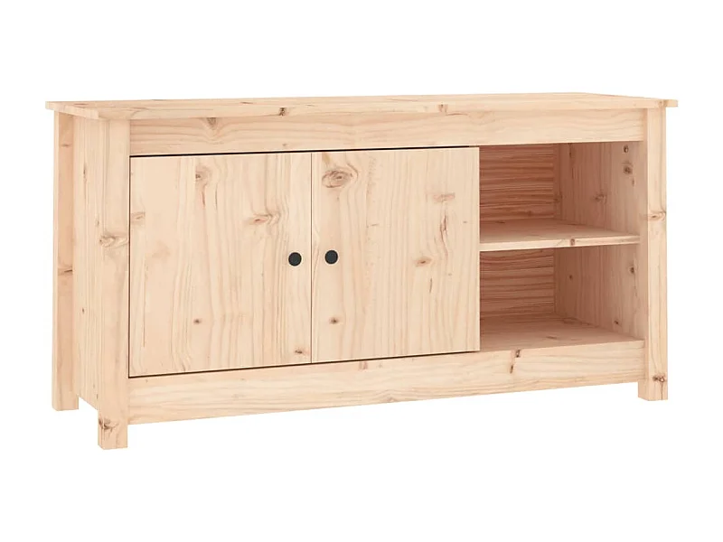 Meuble TV 103x36,5x52 cm Bois de pin massif