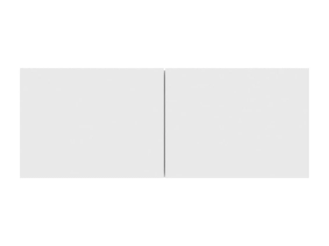 Meubles TV 3 pièces Blanc Aggloméré