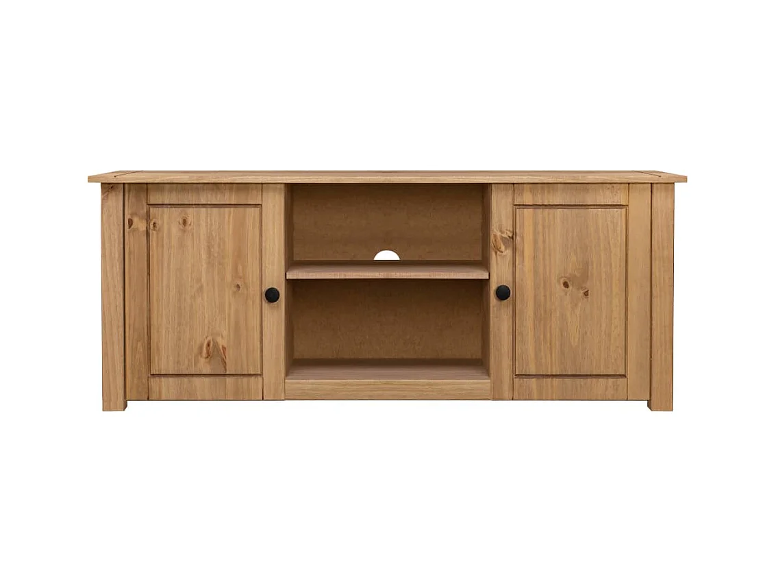 Meuble TV 120x40x50 cm Bois de pin massif Gamme Panama