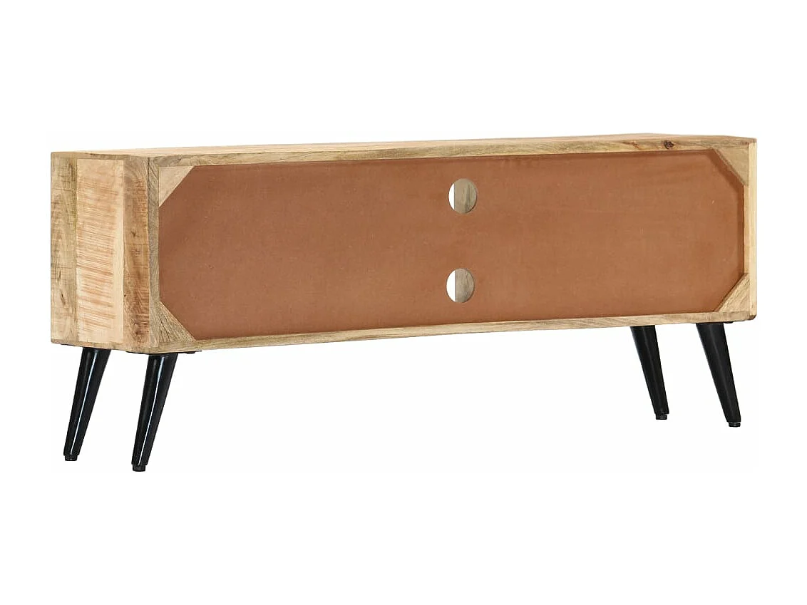 Mueble para TV de madera maciza de mango 115x30x47 cm
