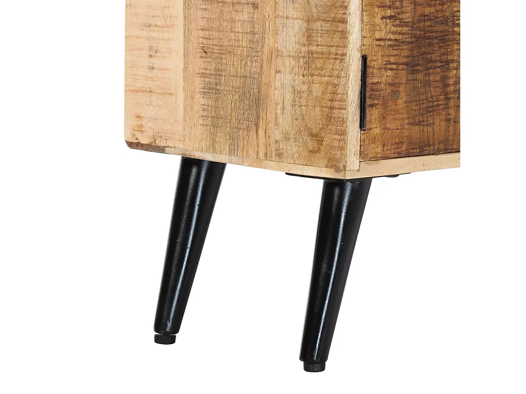 Mueble para TV de madera maciza de mango 115x30x47 cm