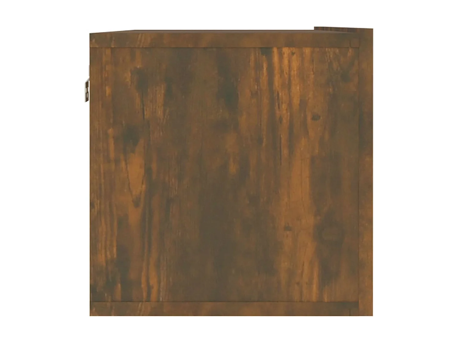 Armoire murale TV Chêne fumé 120x30x30 cm Bois d'ingénierie