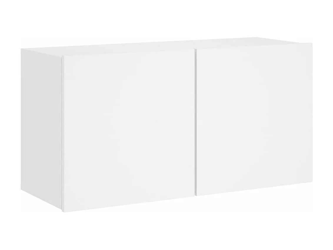 Móvel de parede para TV 80x30x41 cm branco