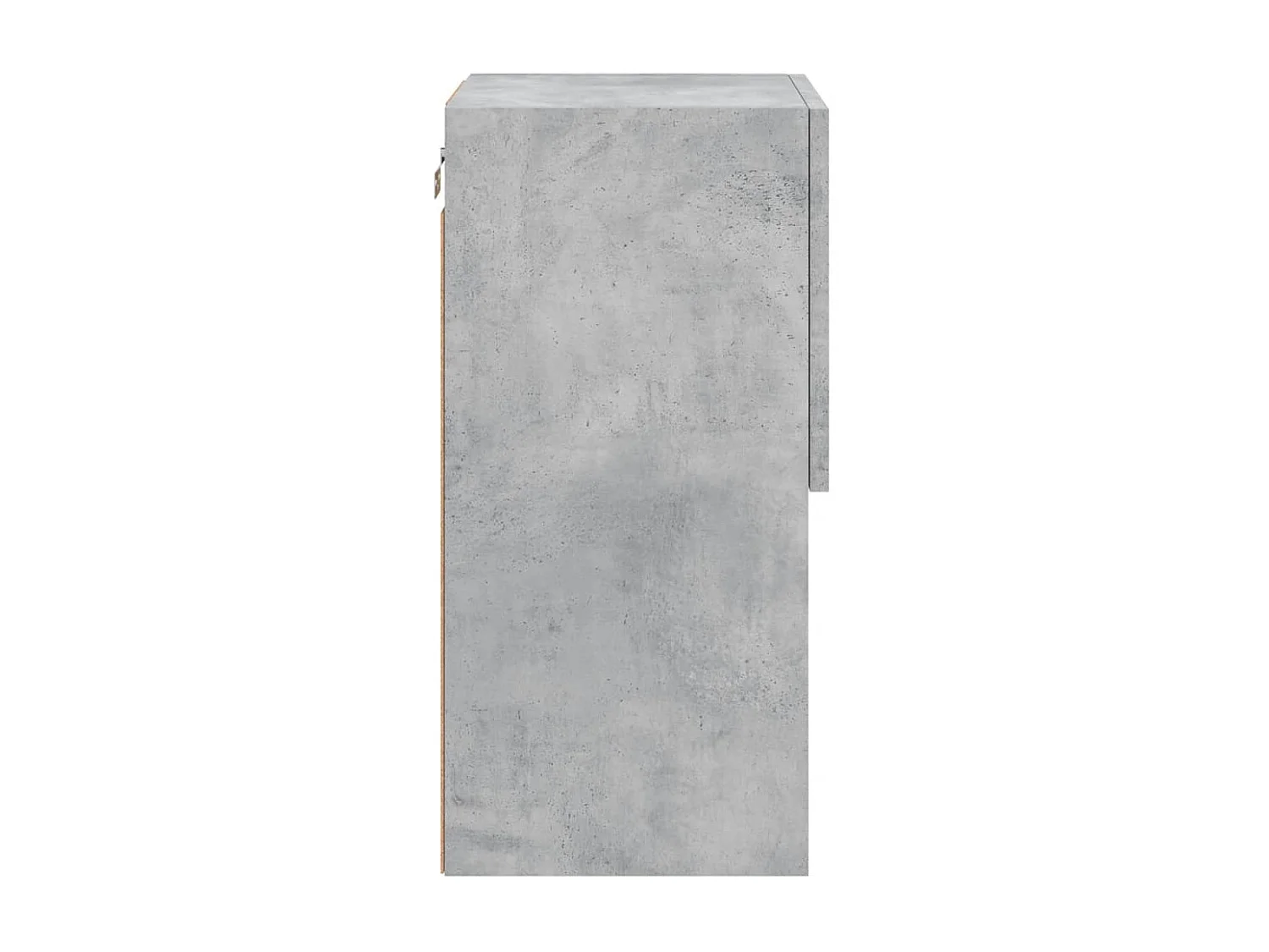 Meubles TV avec lumières LED 2 pièces gris béton 30,5x30x60 cm