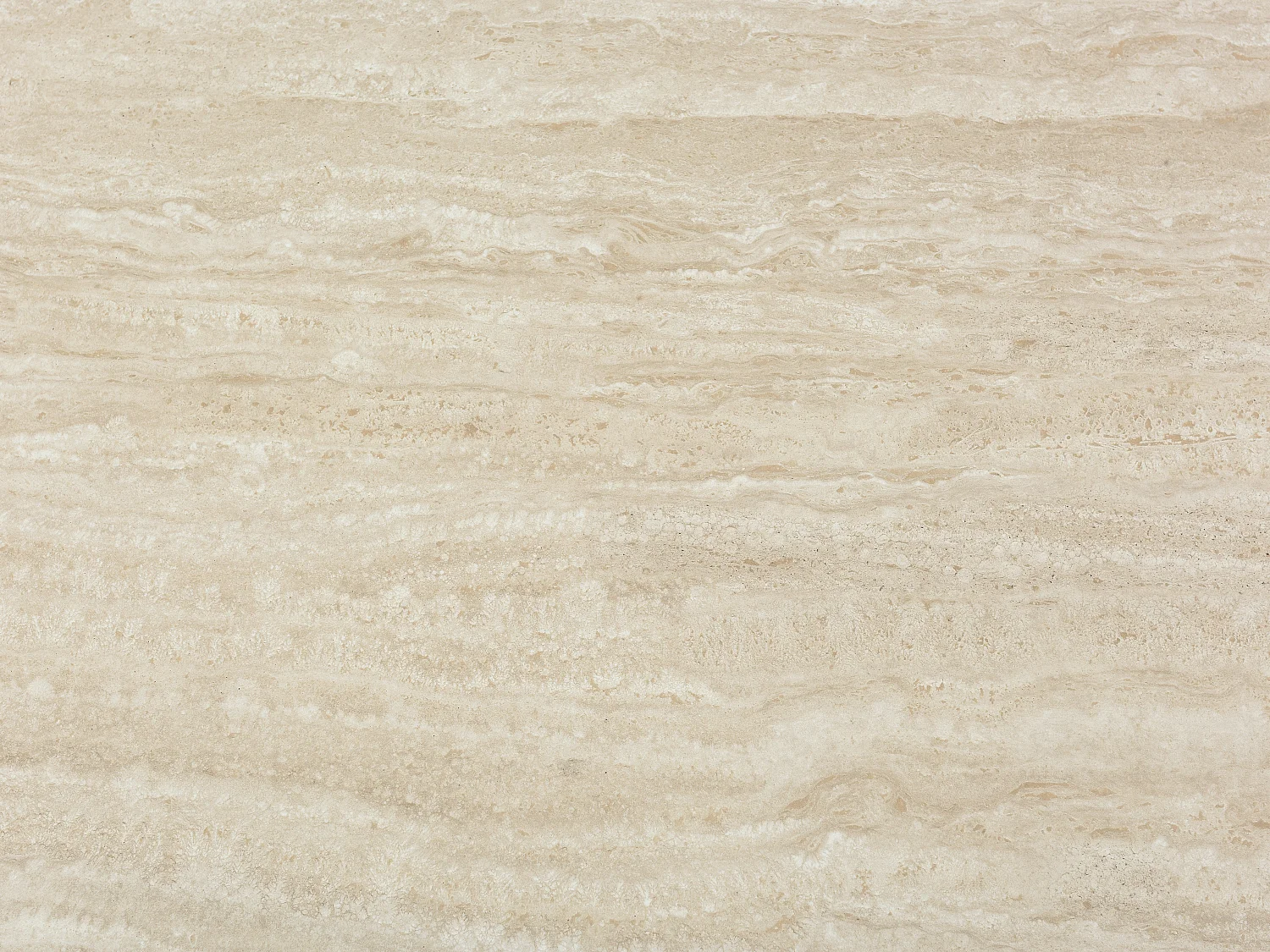 Table à manger 8 personnes en céramique et métal noir - Effet travertin beige - ELVA de Maison Céphy