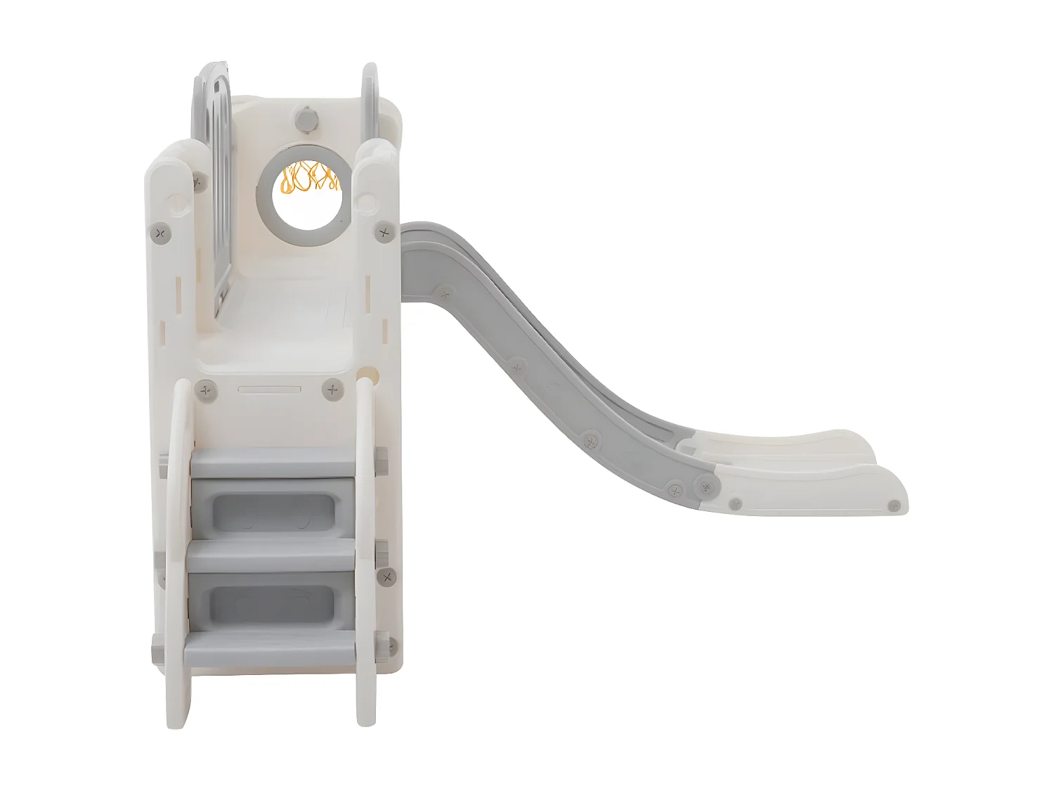 Tobogán para niños Osito 6 en 1 con un tobogán, dos plataformas