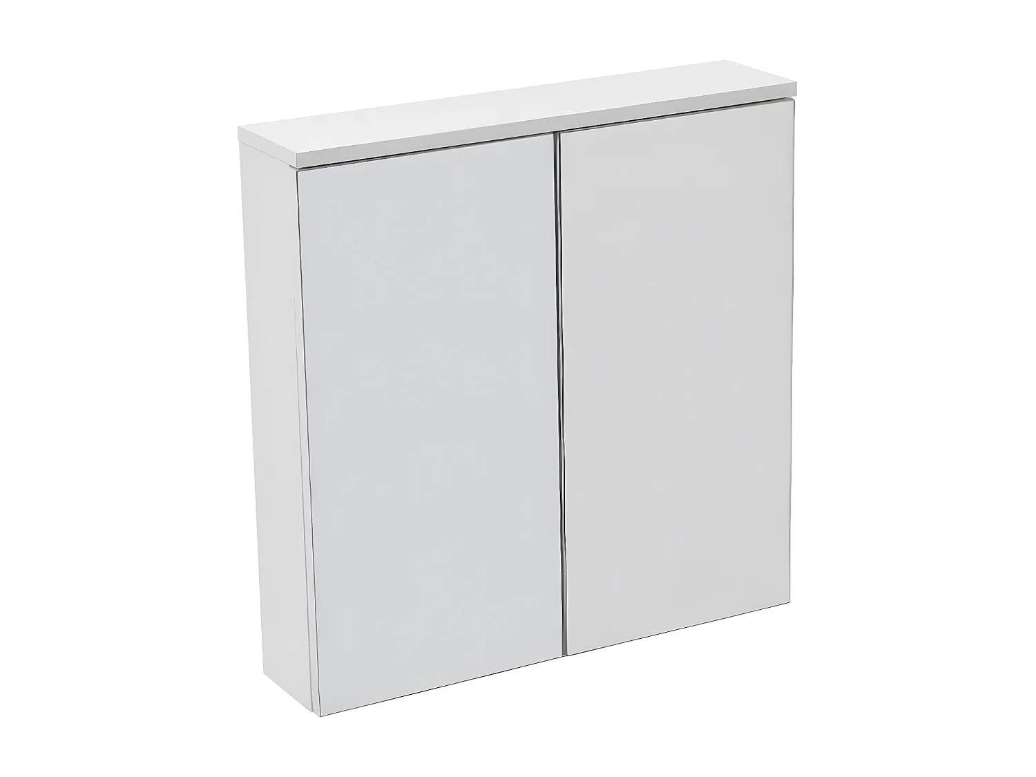 Waschbecken - Badezimmerschrank mit Regalen - 60 cm breit