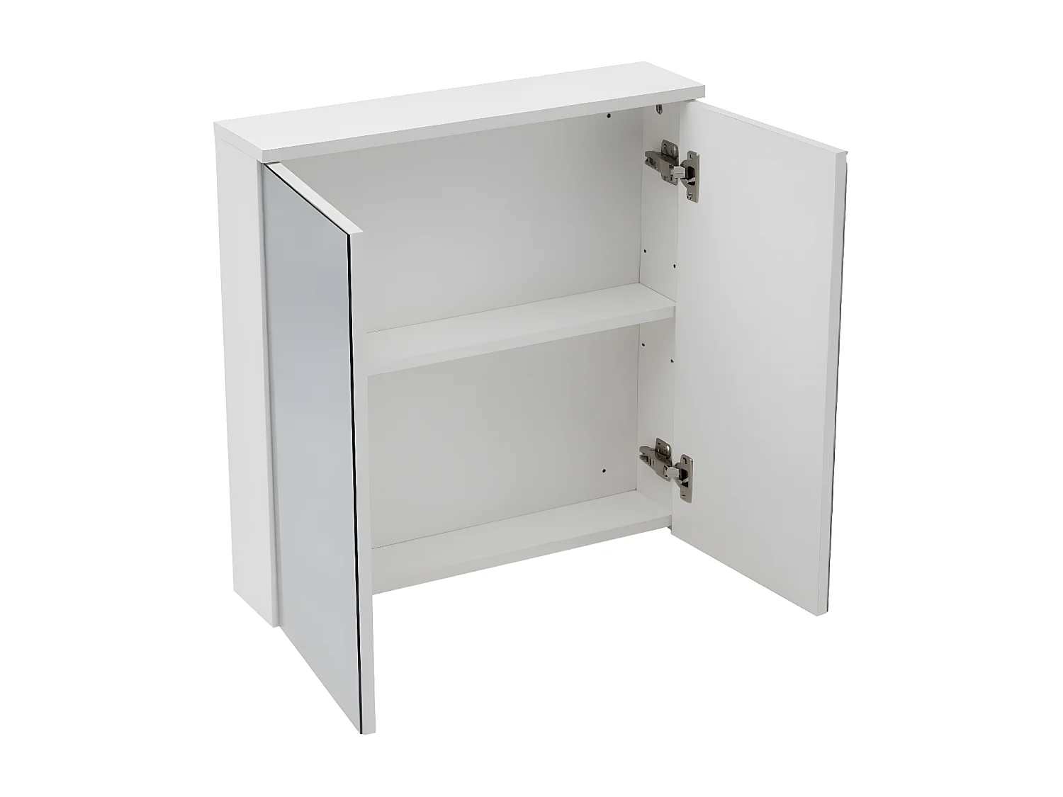 Waschbecken - Badezimmerschrank mit Regalen - 60 cm breit