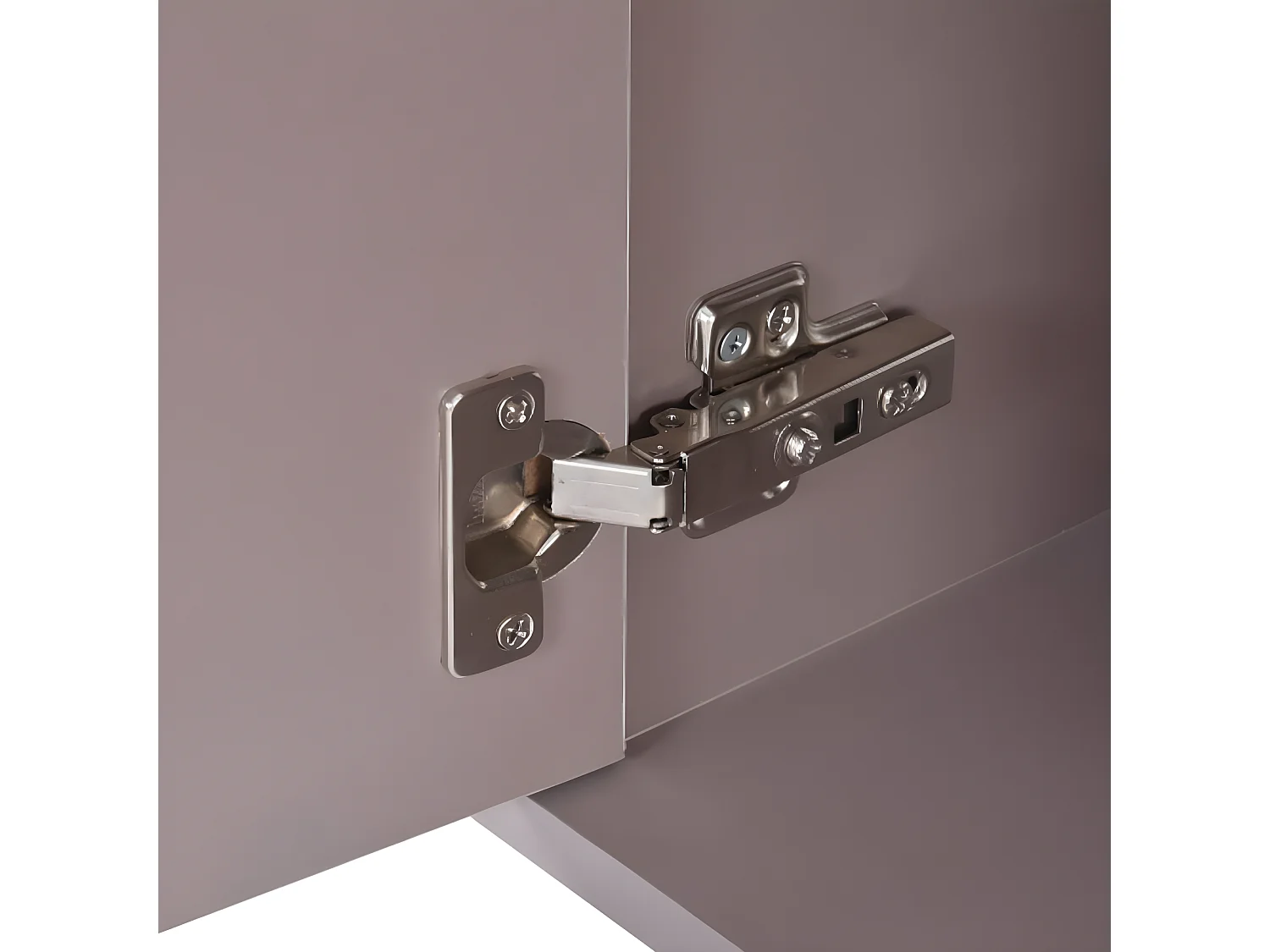 Hangende wastafel 50 cm, 2-delige wastafel, hoekgasttoiletmeubel