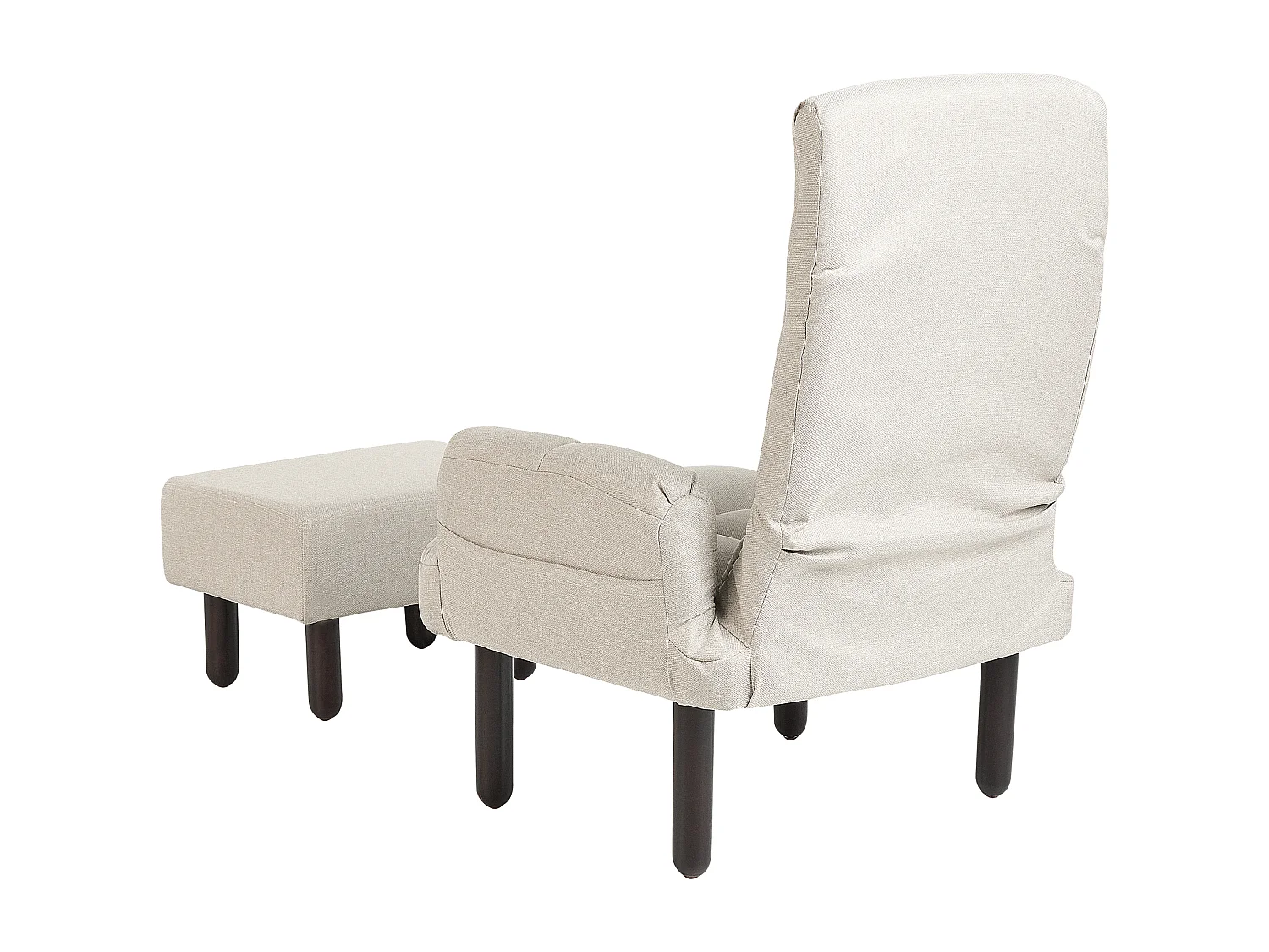 Fauteuil inclinable OLAND Lin synthétique Beige clair
