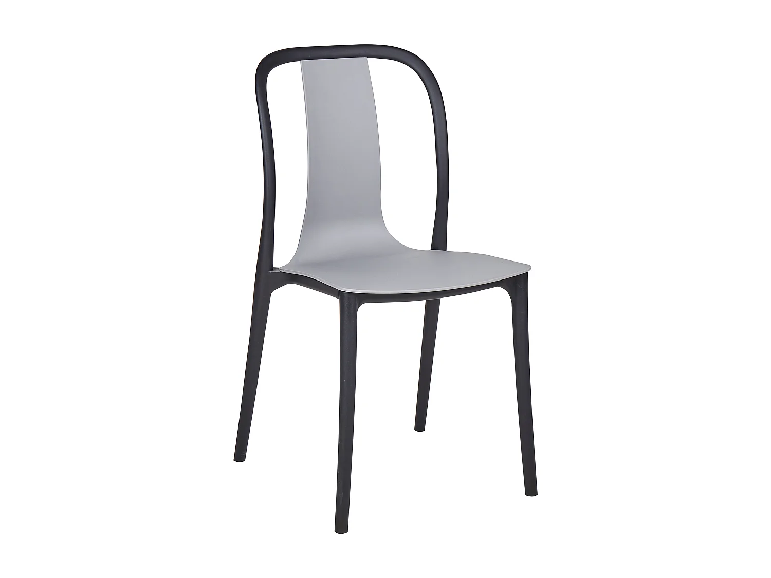 Set van 8 tuinstoelen SPEZIA Synthetisch materiaal Grijs