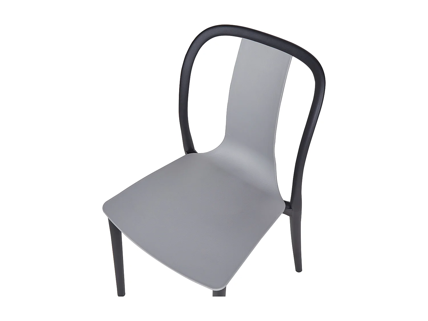 Set van 8 tuinstoelen SPEZIA Synthetisch materiaal Grijs