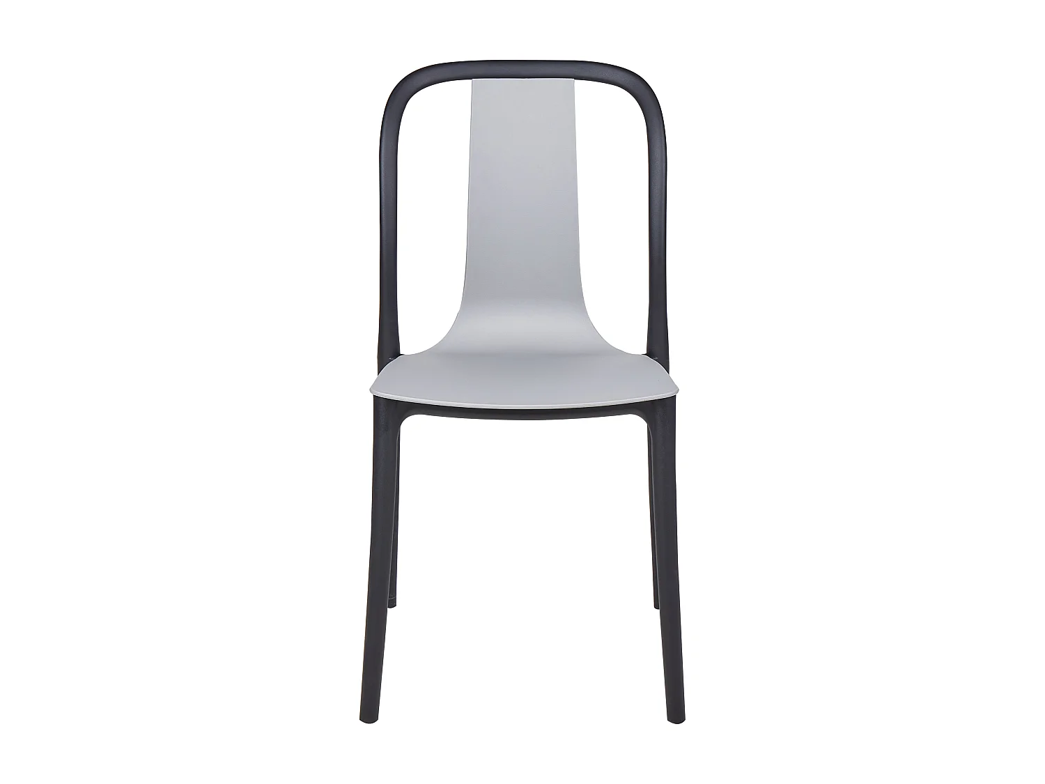 Lot de 4 chaises de jardin SPEZIA Gris