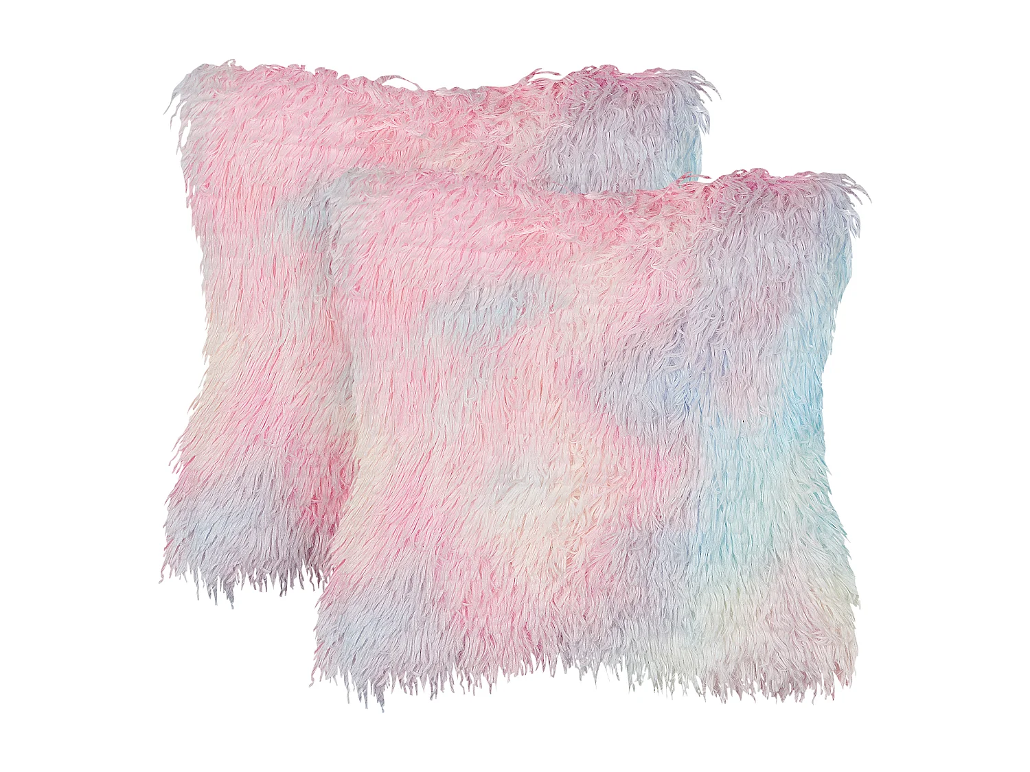 Set di 2 cuscini decorativi tessuto multicolore 45 x 45 cm AMARYLLIS