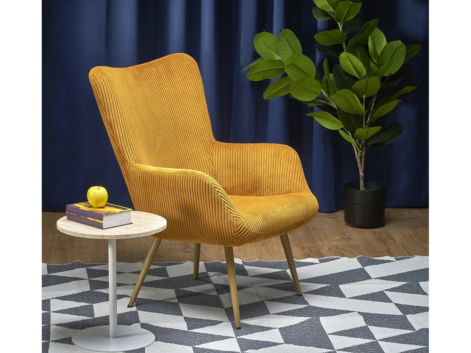 Relax Fauteuil Amaro/Tissu/Orange