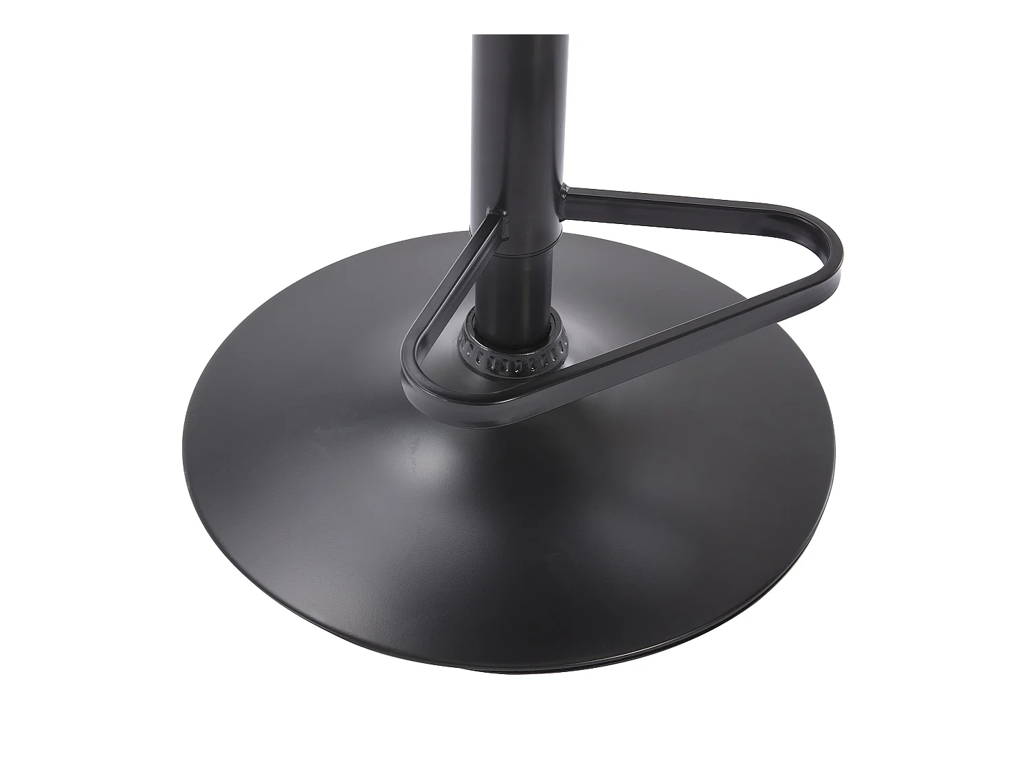 Lot de 2 tabourets de bar en velours et métal - Hauteur réglable - Noir - PEGA de Pascal MORABITO