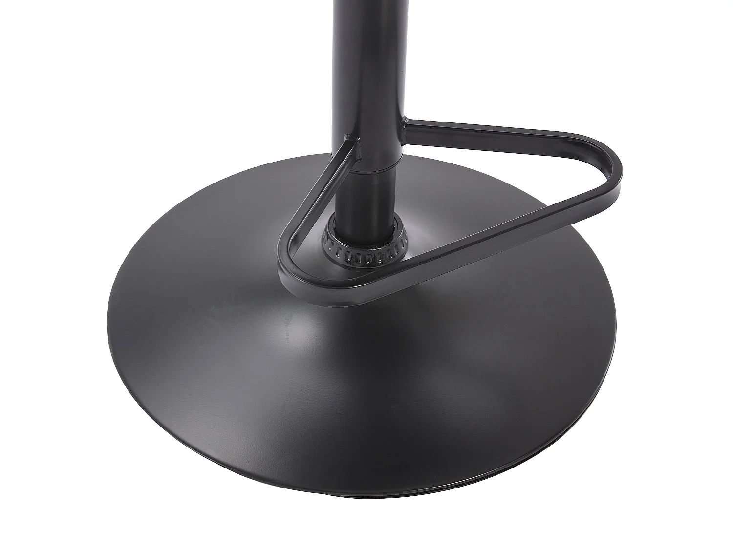 Barhocker 2er-Set - Samt & Metall - Höhenverstellbar - Schwarz - PEGA von Pascal MORABITO