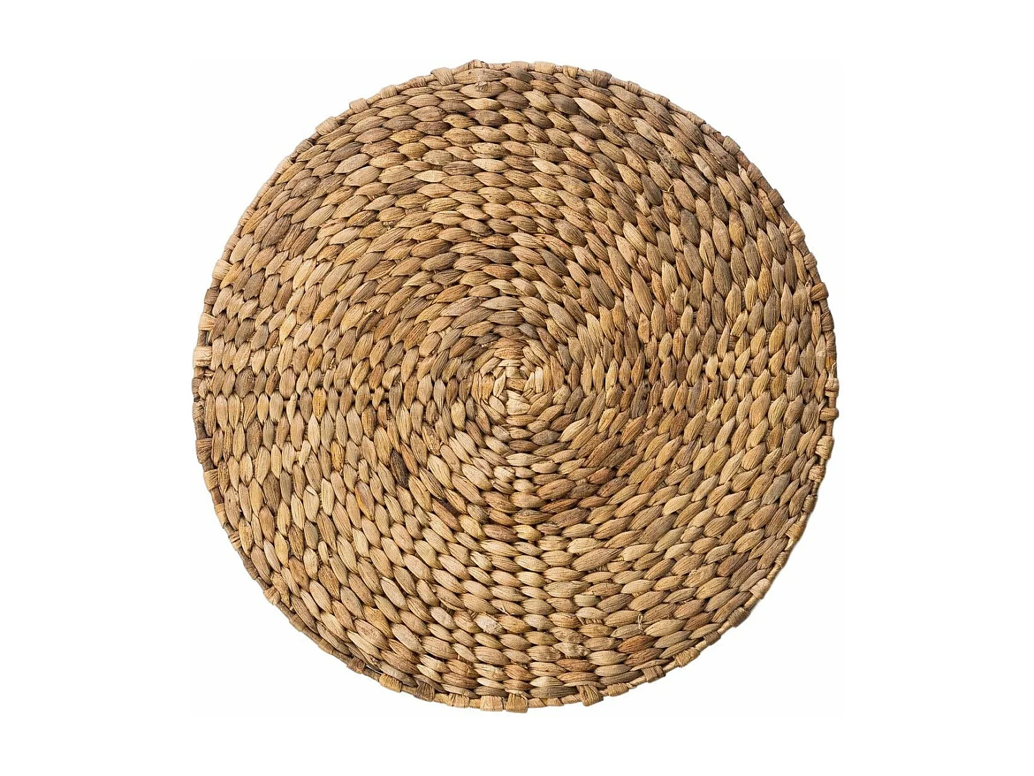 Confezione di 4 sottopiatti rotondi in fibre naturali da 38 cm