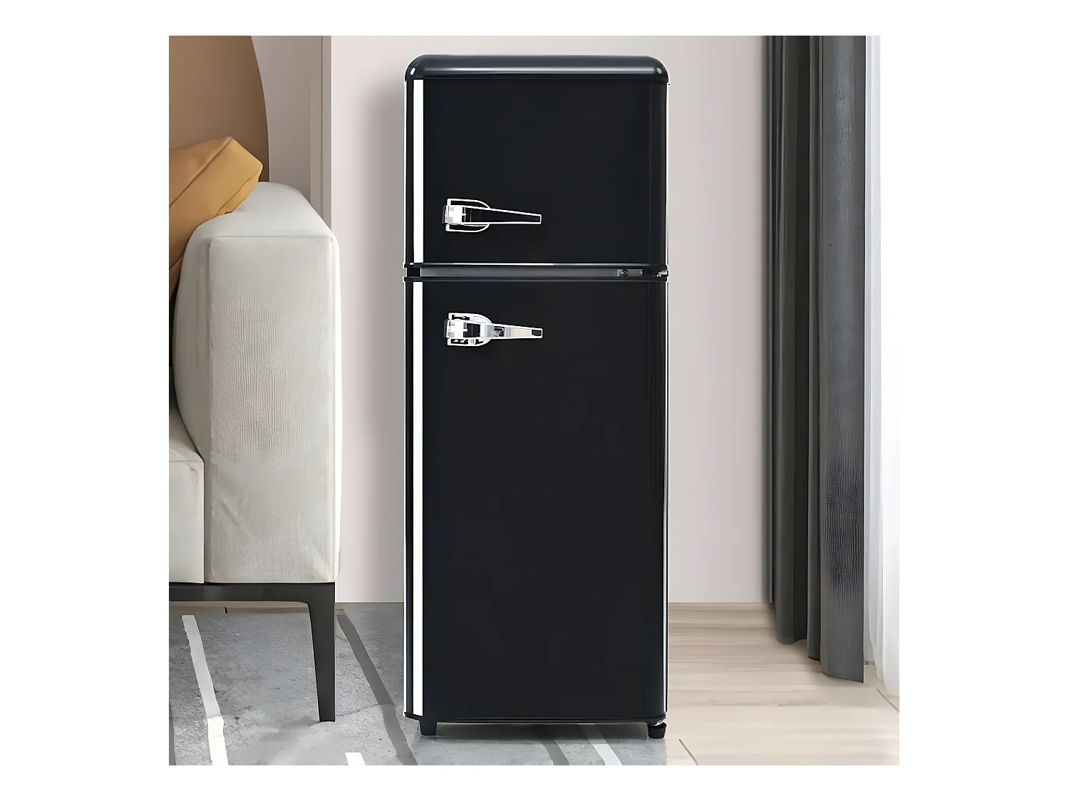 Réfrigérateur Double Portes 86,8 cm - Compact, Élégant et Efficace