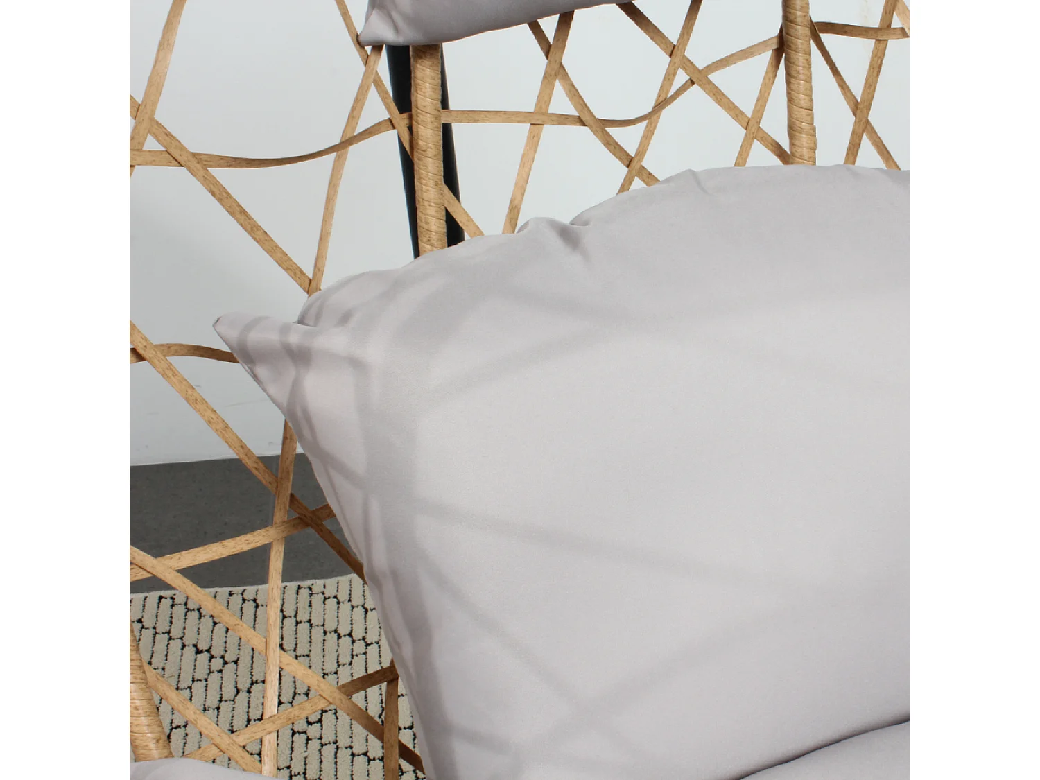 Fauteuil suspendu effet rotin CUZCO