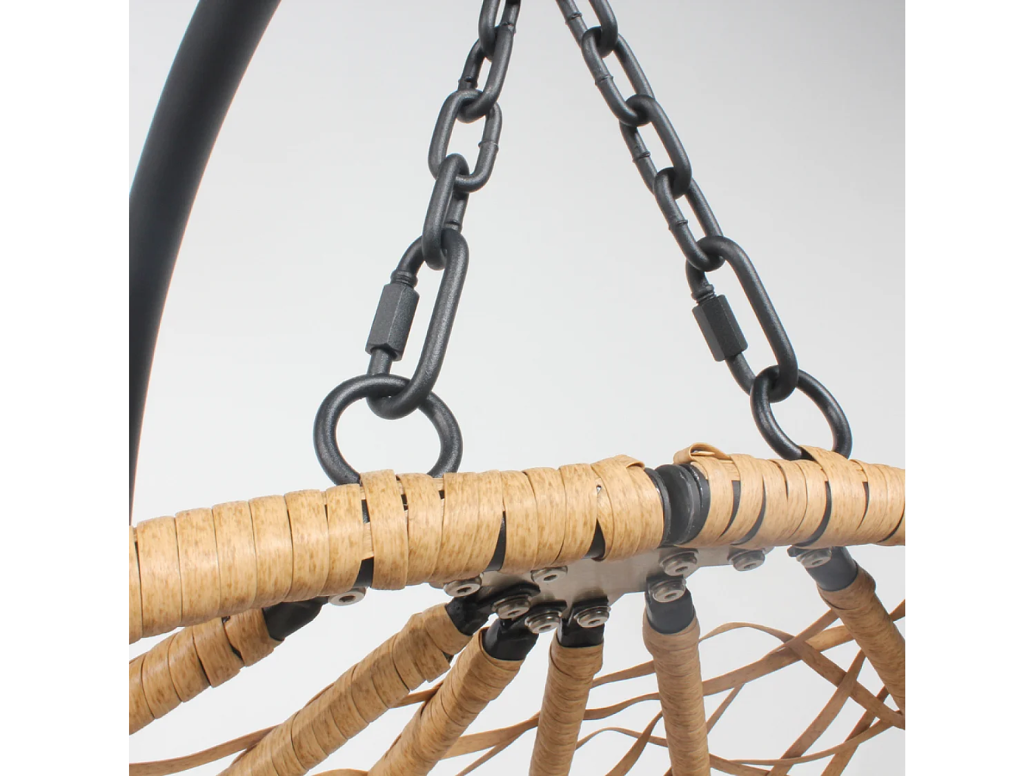 Fauteuil suspendu effet rotin CUZCO