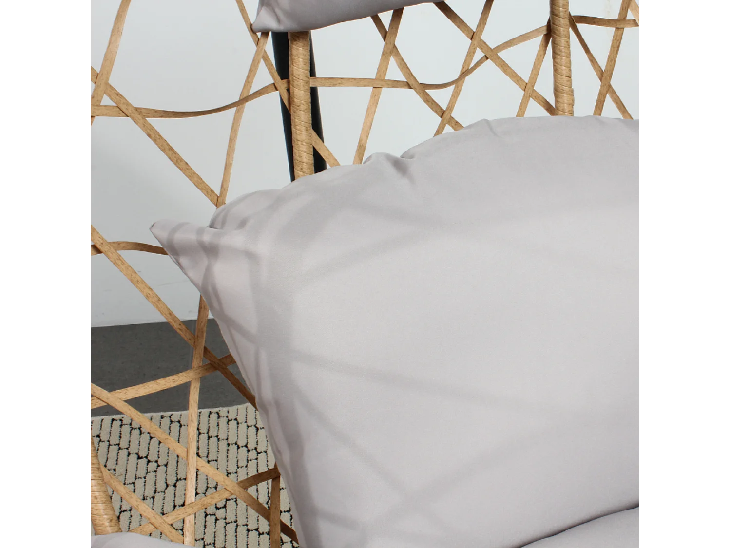 Fauteuil suspendu effet rotin CUZCO