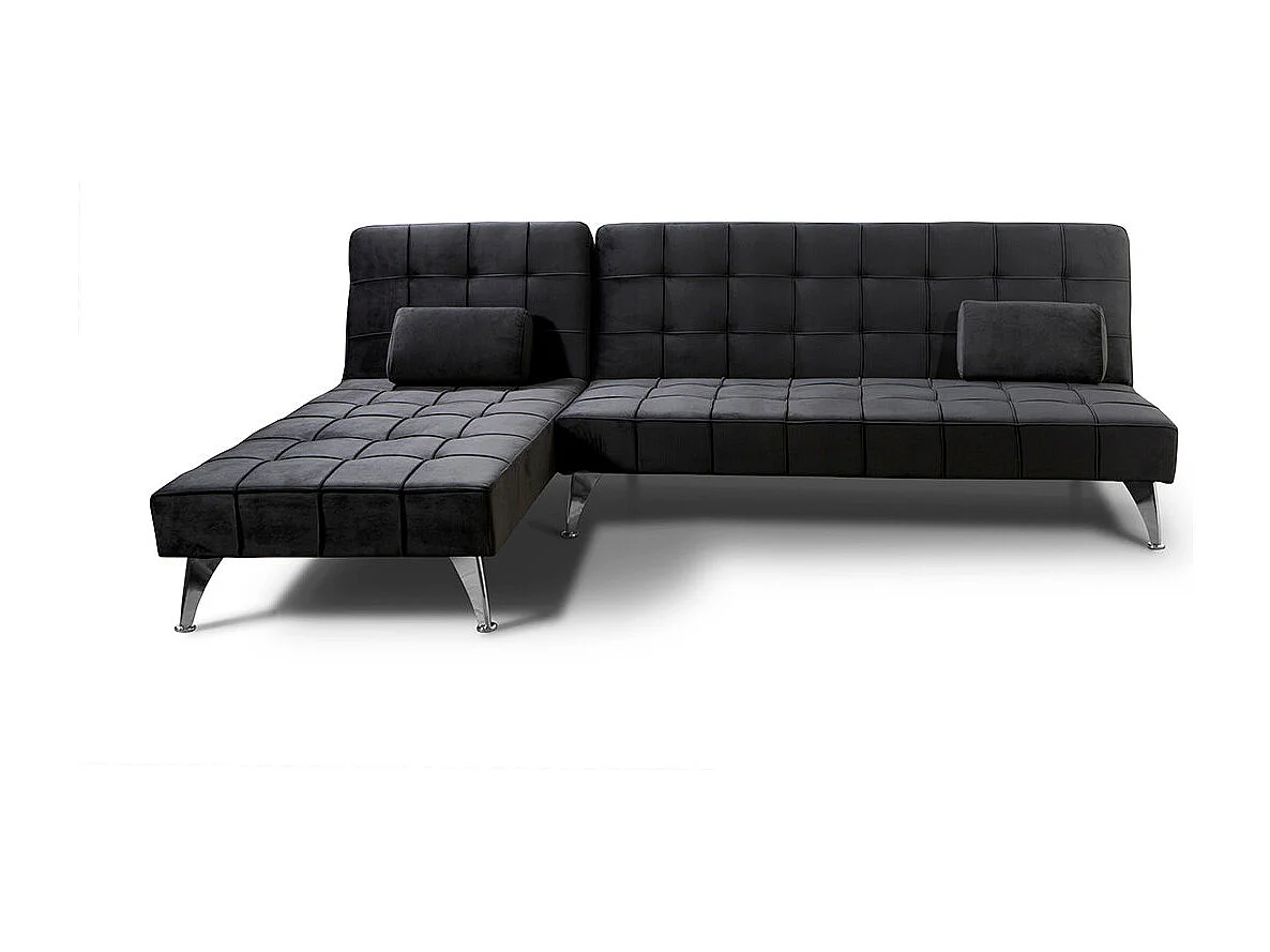 Sofa Cama Chaise Longue Keren XS 198cm Negro