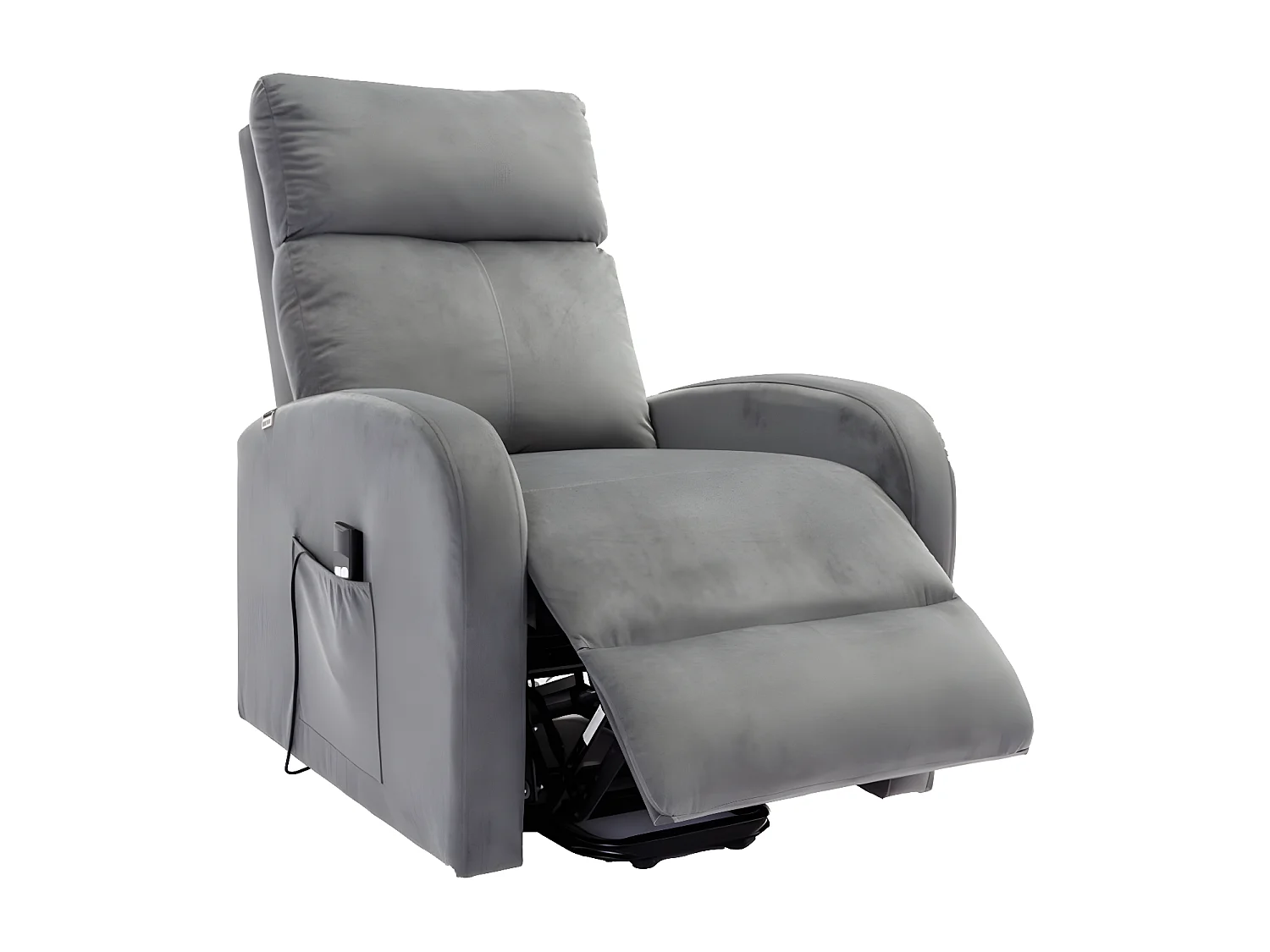 Poltrona Reclinavel Electronica Irene, Sofá de 1 lugar, Cinza