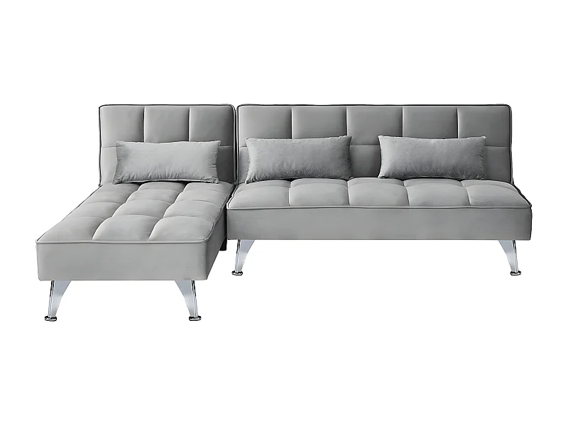 Sofá-Cama Chaise Longue Noelia XS 200cm Cinza
