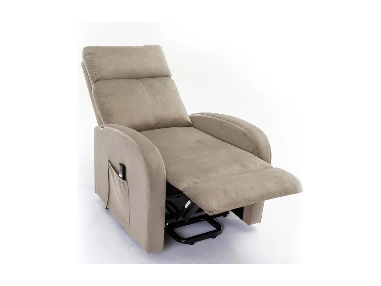 Poltrona Reclinavel Electronica Irene, Sofá de 1 lugar, Marrom