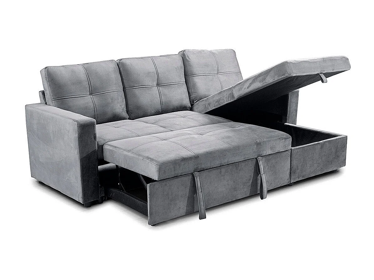 Sofa Cama Chaise Longue Pau 215cm Gris