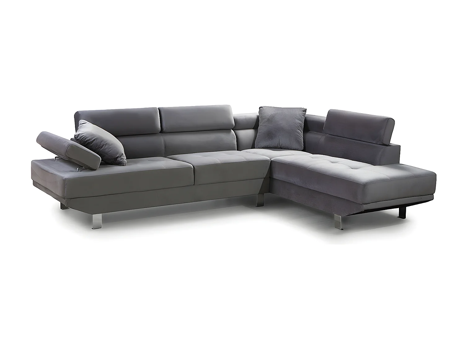 Sofa Rinconera Chaise Longue Executive 262cm Negro, Chaise Izquierdo