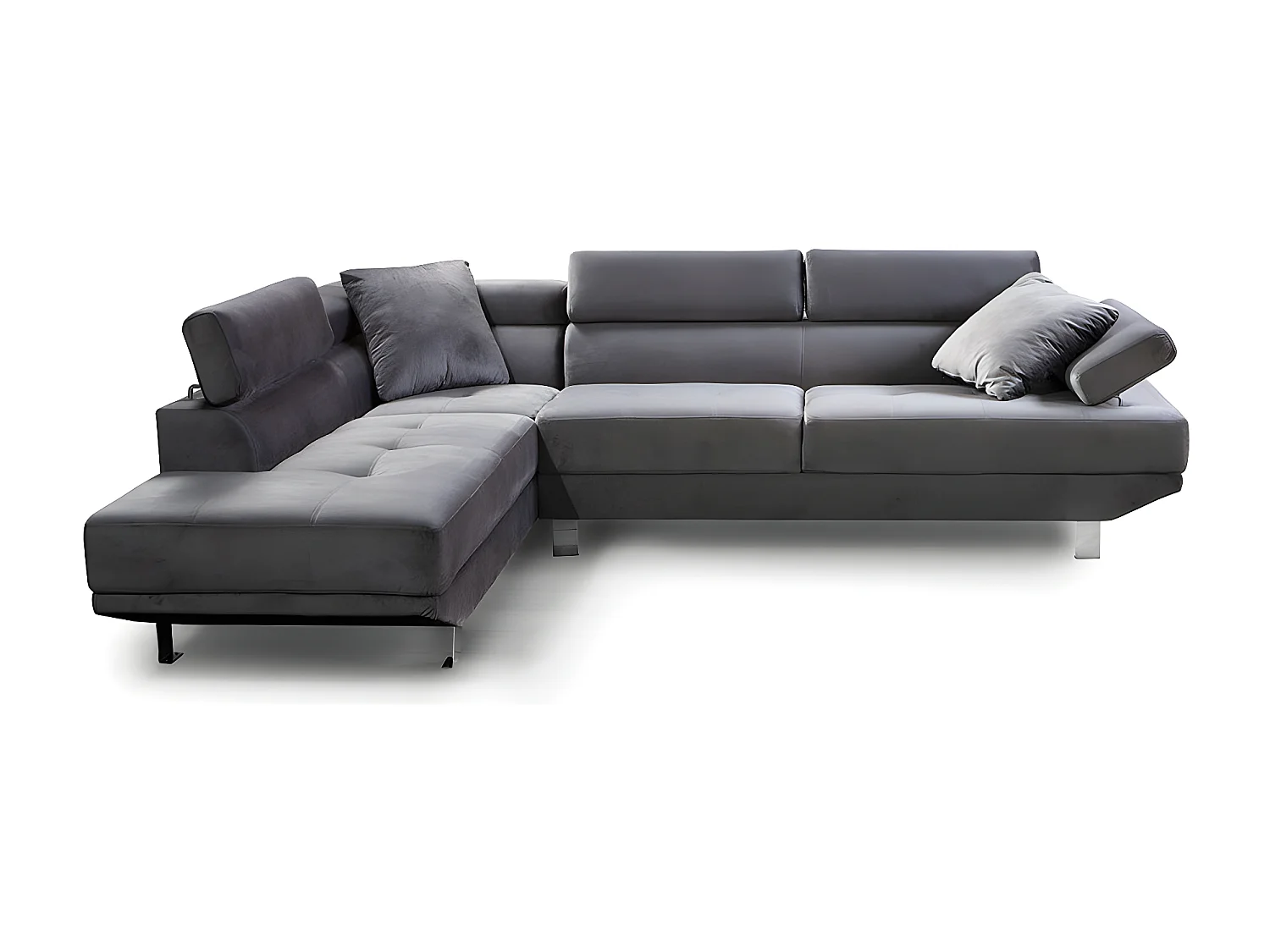 Sofa Rinconera Chaise Longue Executive 262cm Gris, Chaise Izquierdo