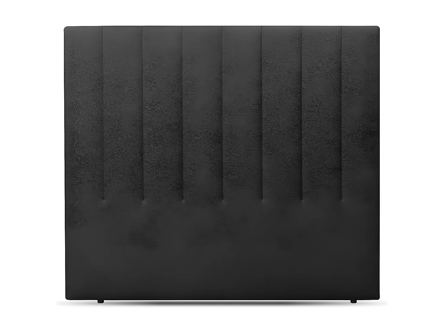 New York Cabecero de Cama. Polipiel. Alto: 130 cm (para 135 o 150) Negro 150x130 cm