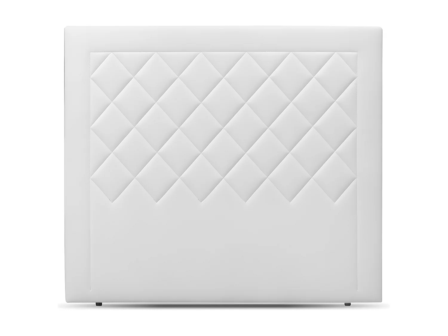 Monaco. Cabecero de Cama en Polipiel. 130 cm de alto (para 135 o 150) Negro 150x130 cm