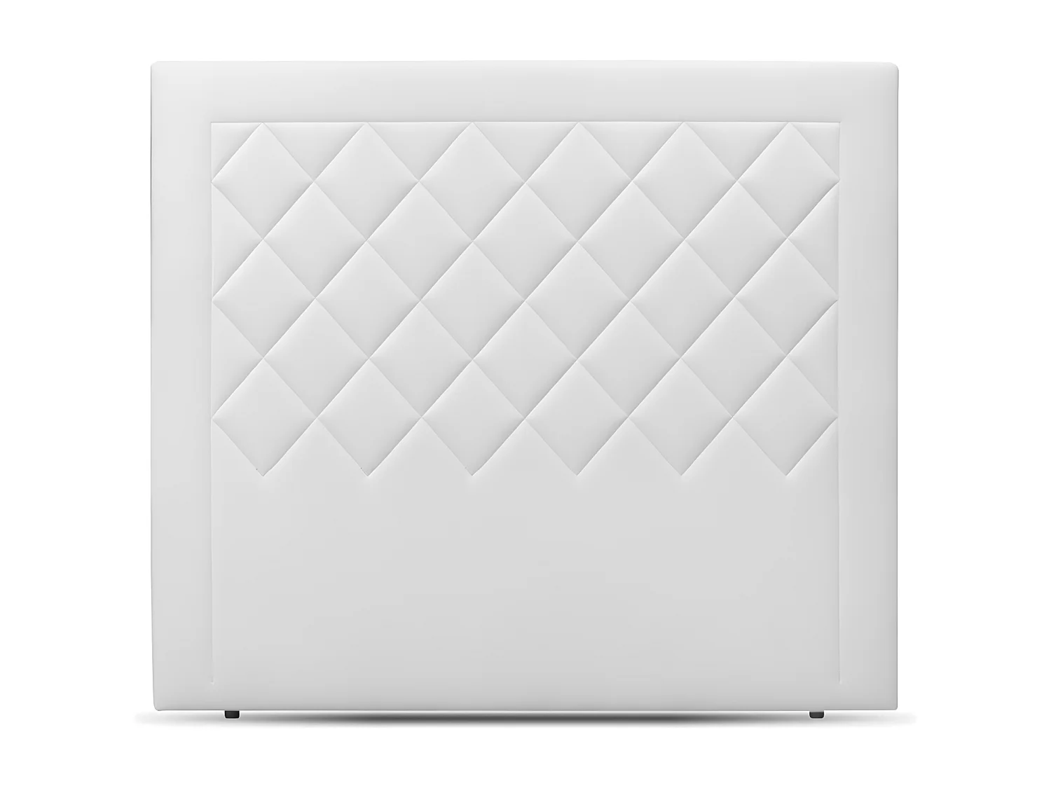 Monaco. Cabecero de Cama en Polipiel. 130 cm de alto (para 135 o 150) Blanco 150x130 cm